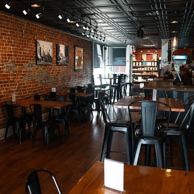 Harvest Moon Craft Kitchen interior, seating space.