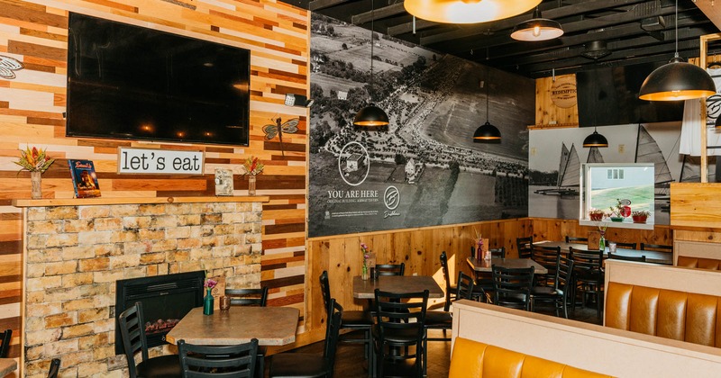 Interior, dining area