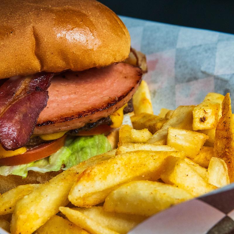 menu item 5 of 12, Meat Lover Burger