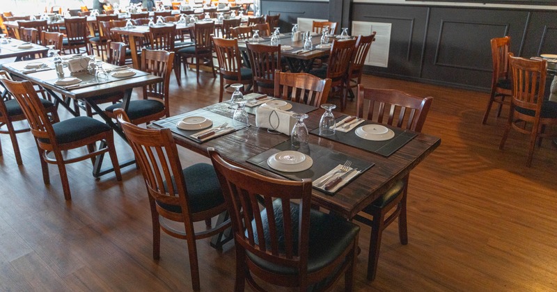 Interior, dining area