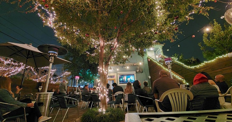 Outdoor seating area