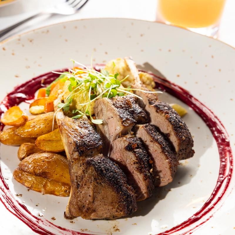 Roasted Lamb Racks photo