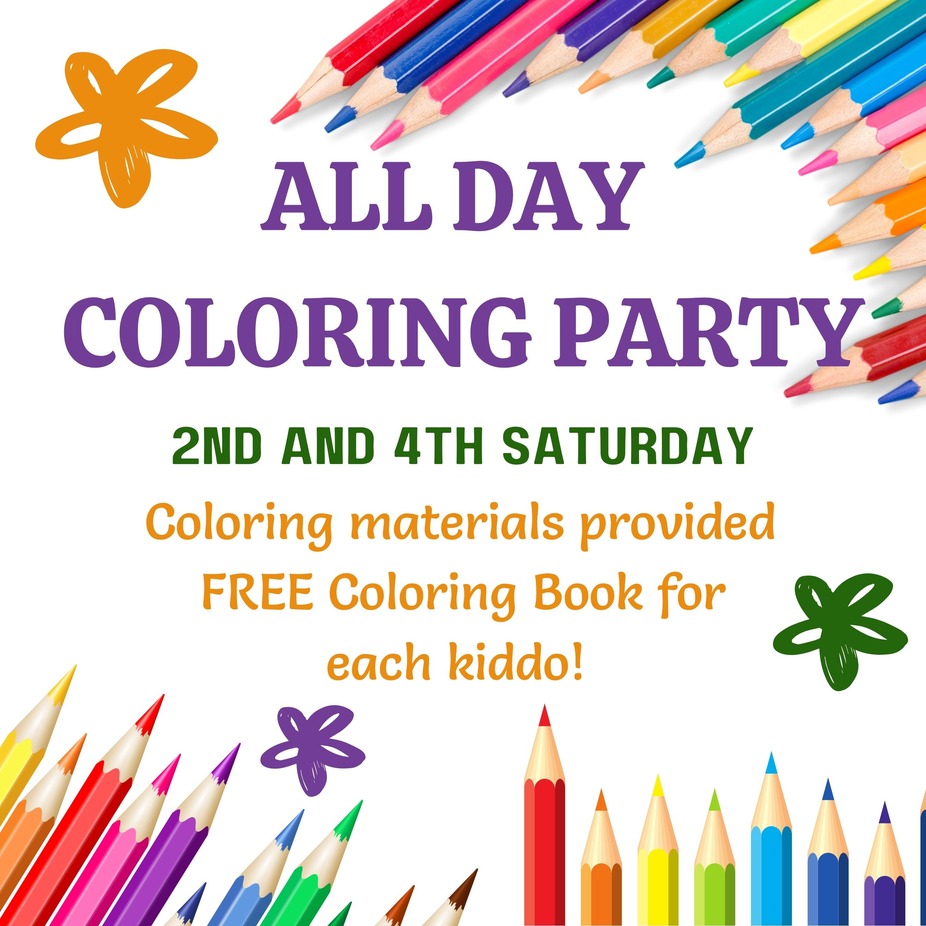 All Day Coloring Party!!! event photo