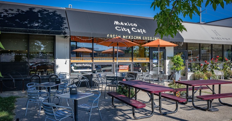 Outdoor seating area