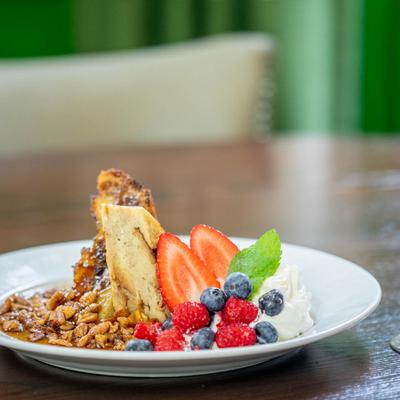 Creme Brulee French Toast plate