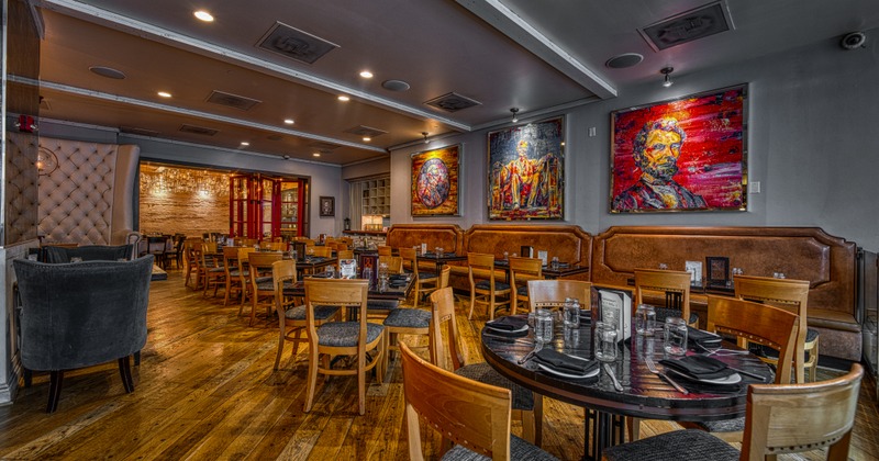 Interior, dining area