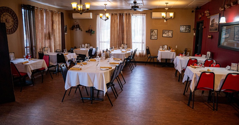 Interior, seating area