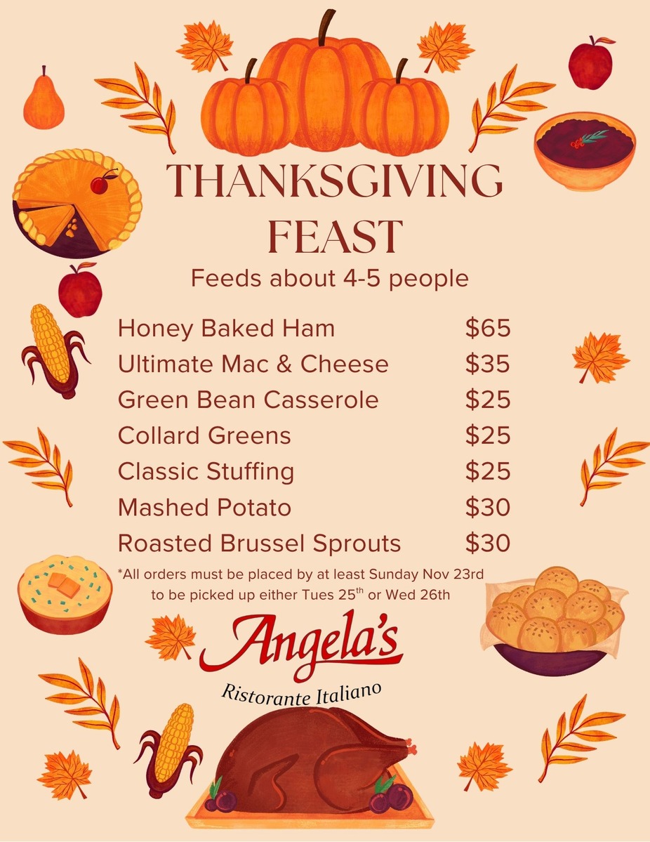 Thanksgiving Catering Menu! event photo