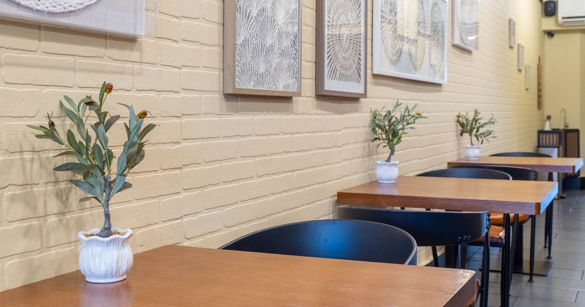 Interior, dining area