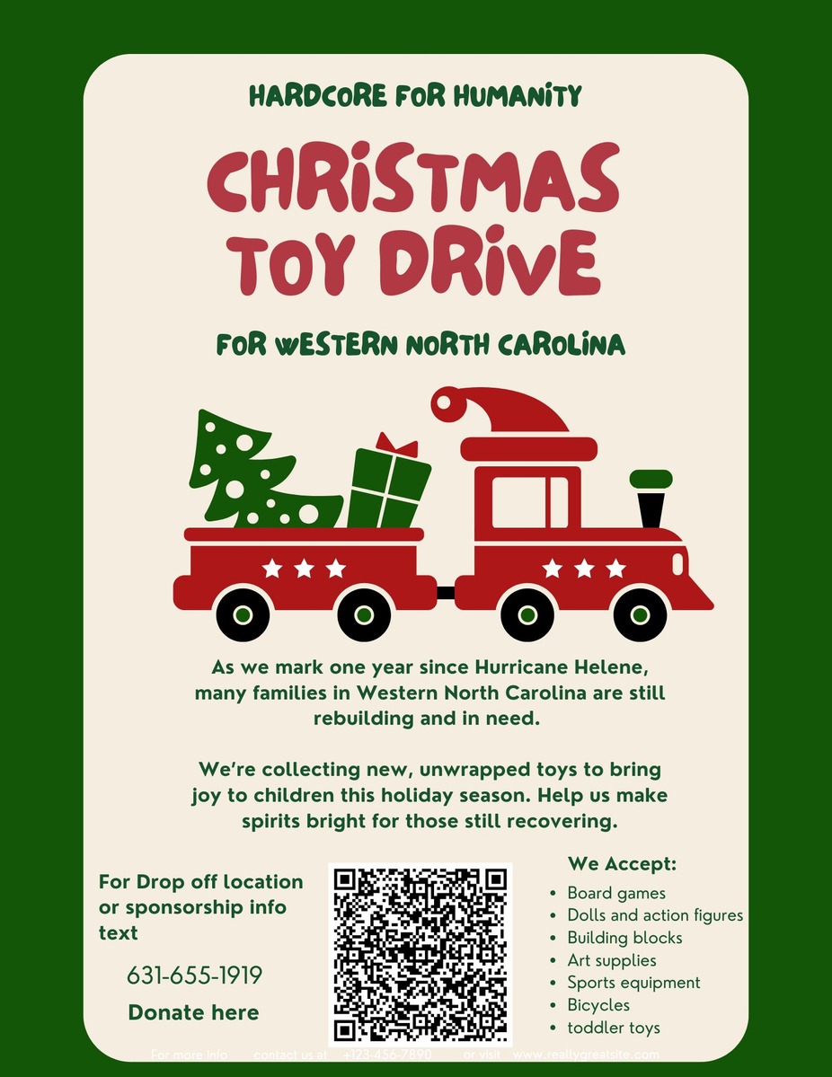 Christmas Toy Drive with Hardcore for Humanity event photo