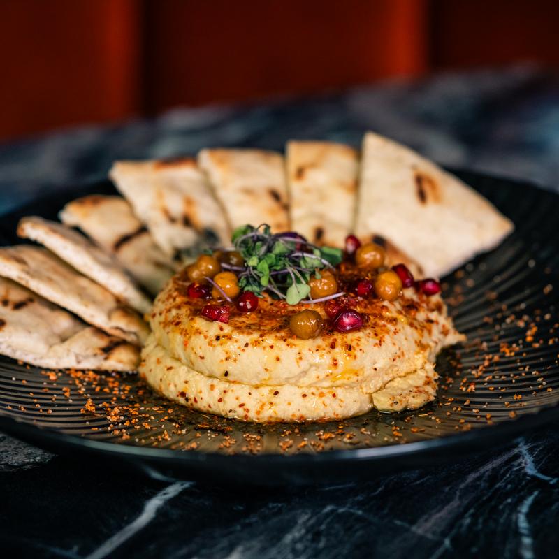 Artichoke & Roasted Eggplant Hummus (V) photo