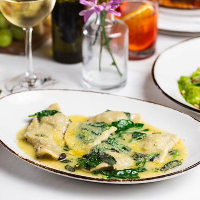 ravioli burro e salvia.