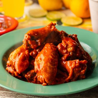 Buffalo chicken wings.