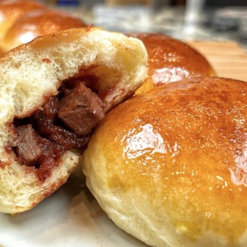 B1. Baked Snowy Pork Buns photo