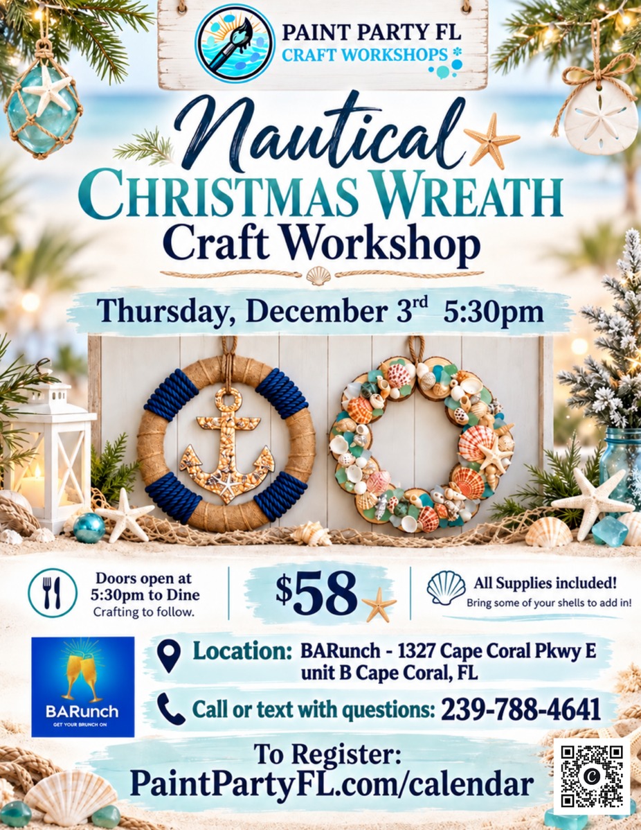 Nautical Christmas Wreath Workshop event photo