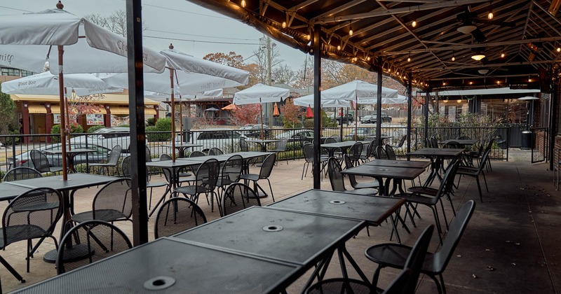 Exterior, seating place on covered patio