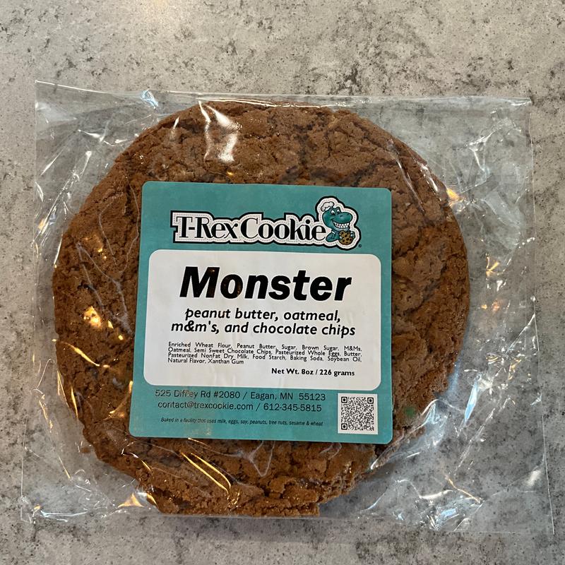 menu item 8 of 8, T-Rex Cookkie