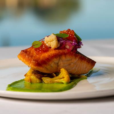 Pan Seared King Salmon