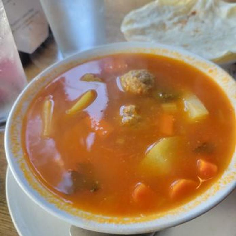 Caldo de Albondigas photo
