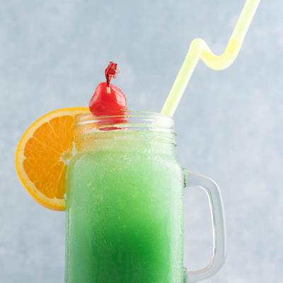 Green cocktail.
