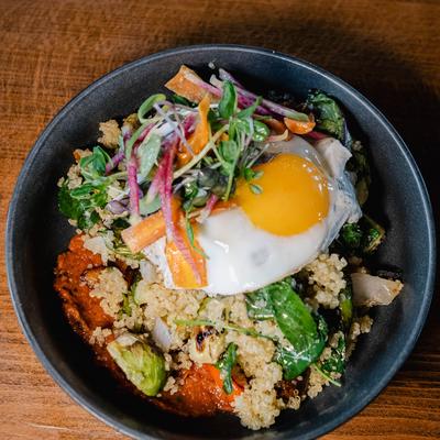 Breakfast Quinoa Bowl.