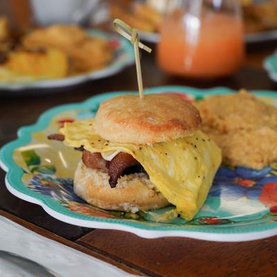 Bacon, Egg, and Cheese Biscuit.