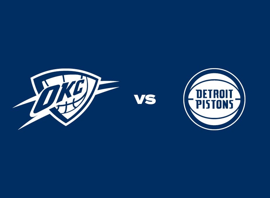 OKC Thunder vs. Detroit Pistons event photo