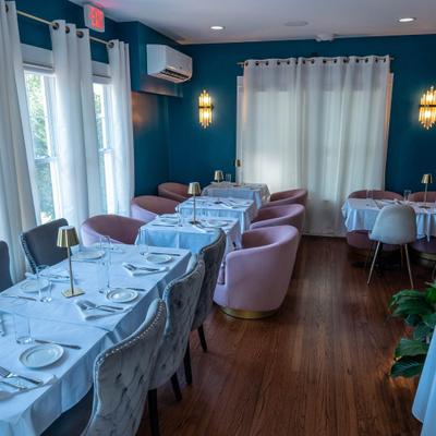 Interiror, main dining area.