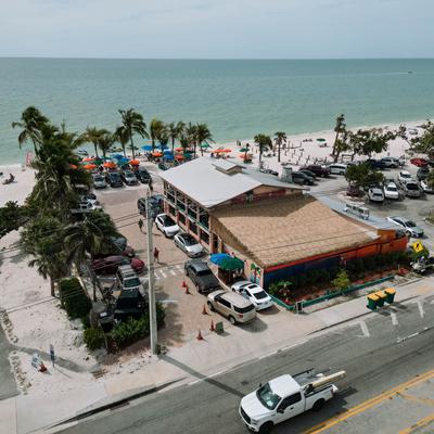 View of the Beach House.