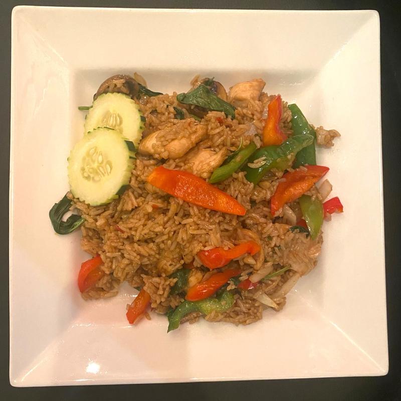 menu item 70 of 112, Basil Fried Rice**