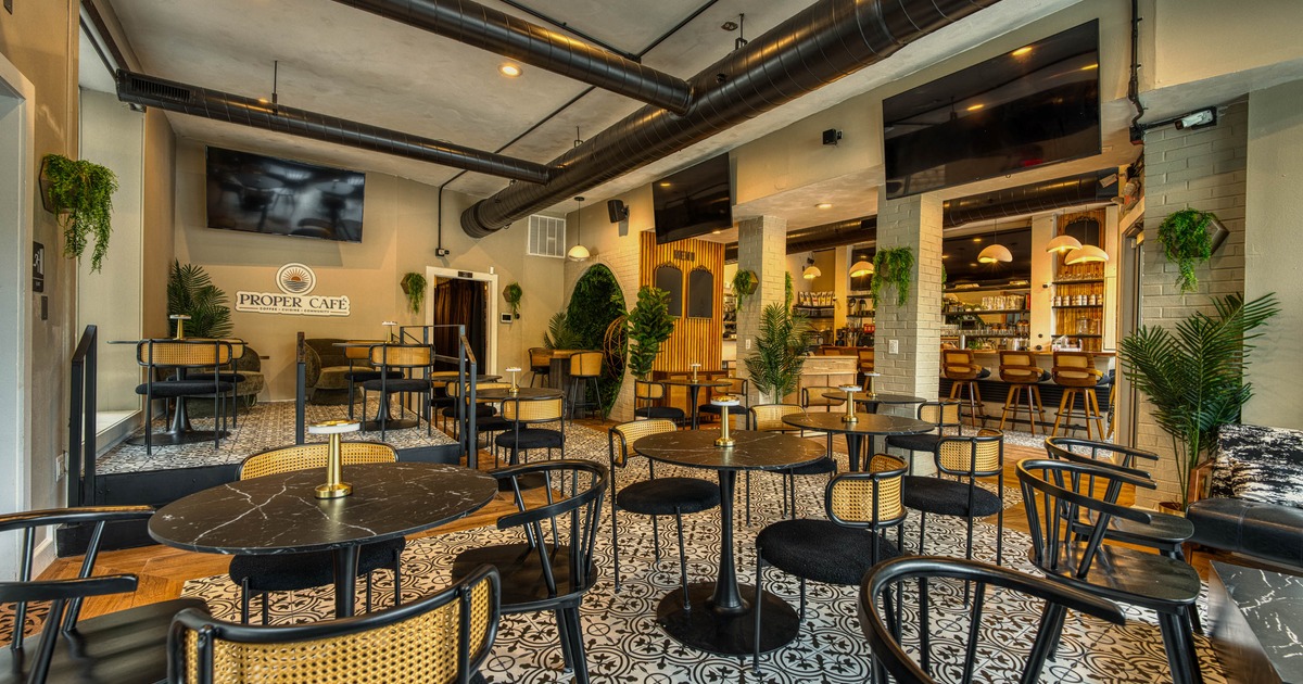Interior, main dining area