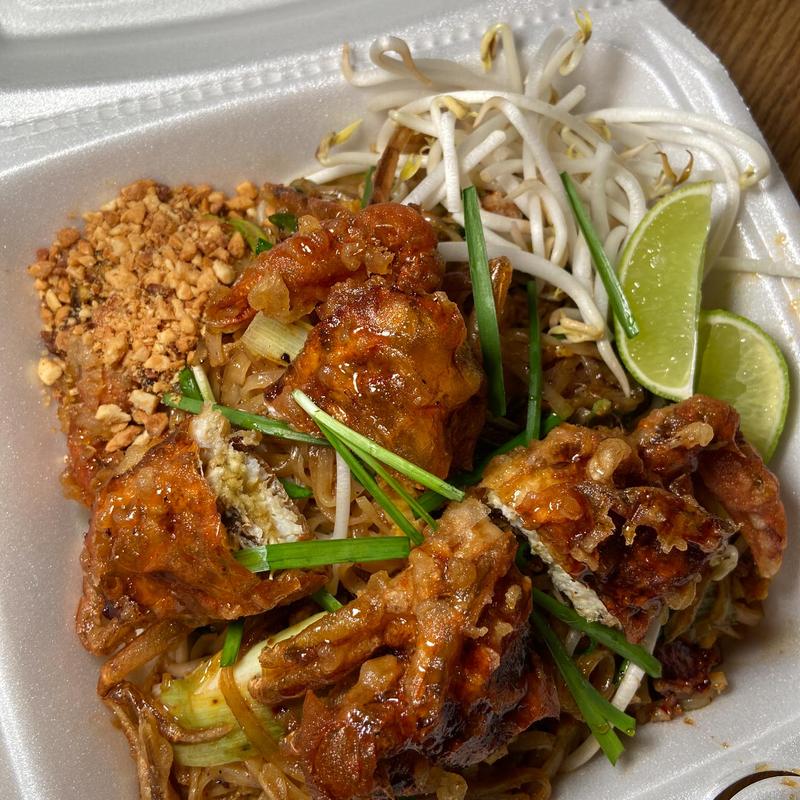 Pad Thai Soft Shell Crab photo
