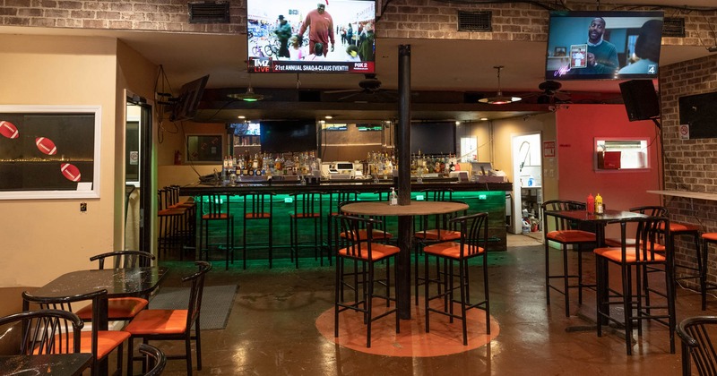 Bar and dining area