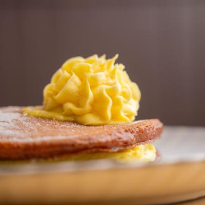 Buttermilk Pancakes, close-up.