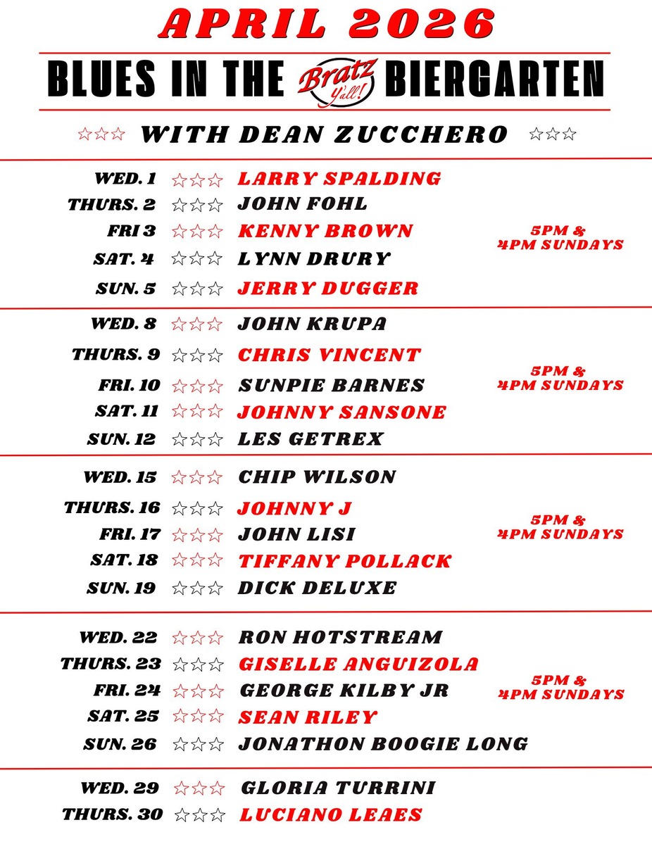 April Music Lineup event photo