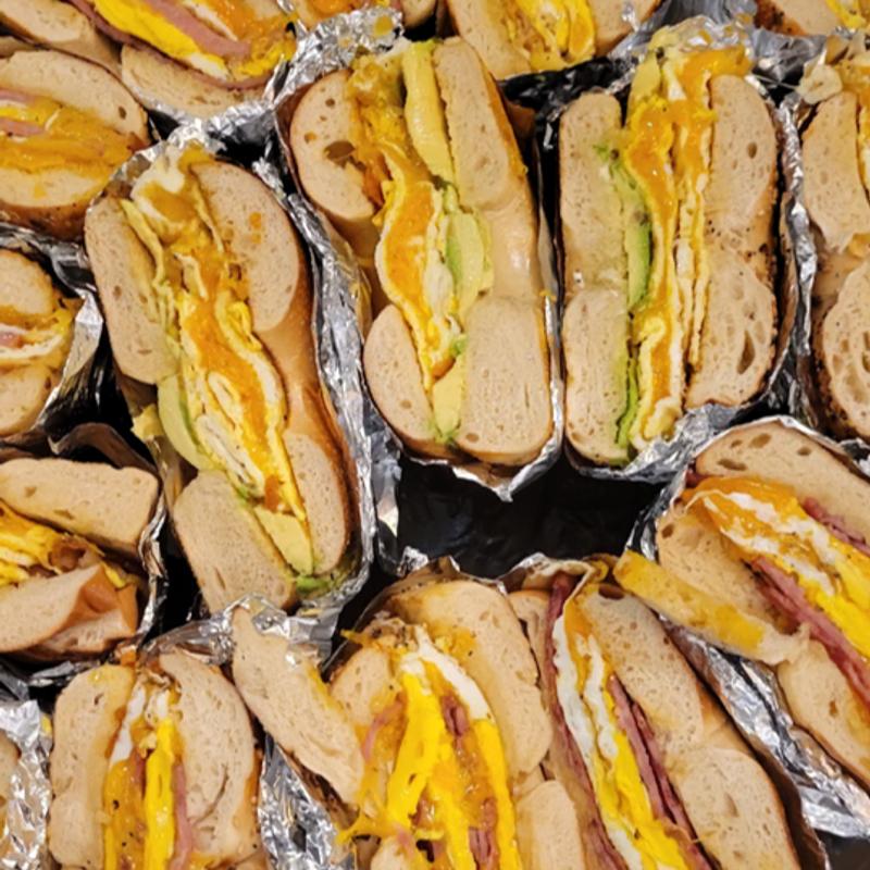 menu item 13 of 18, THE BREAKFAST SANDWICH PLATTER