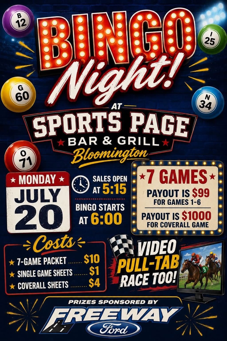 Summer BINGO event photo