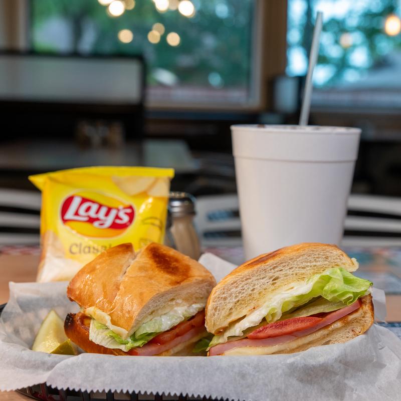 menu item 5 of 12, Sandwich, Salad, Drink