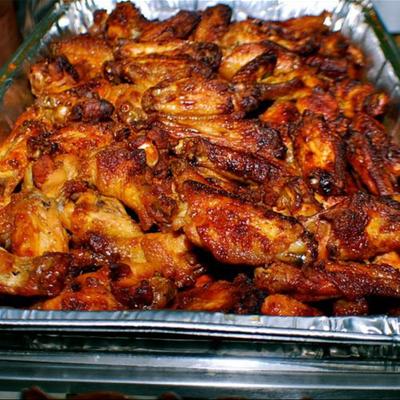 Hibachi Grill Chicken Wings Tray photo