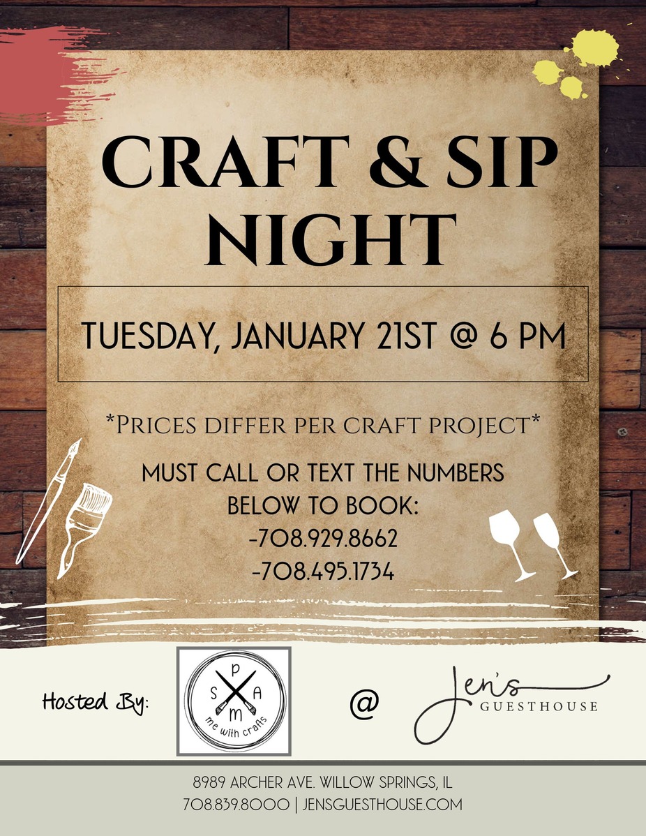 Craft & Sip Night event photo