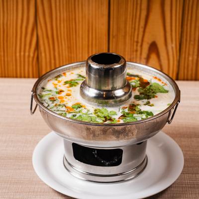 Thai coconut chicken soup.