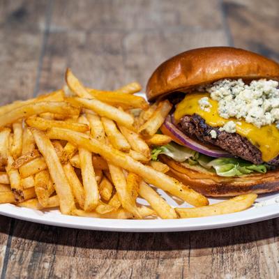 Blue Cheese Burger & Fries