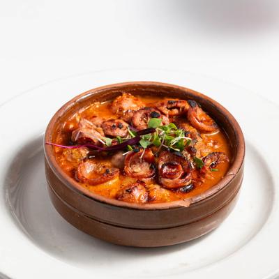 French Cassoulet meat stew.