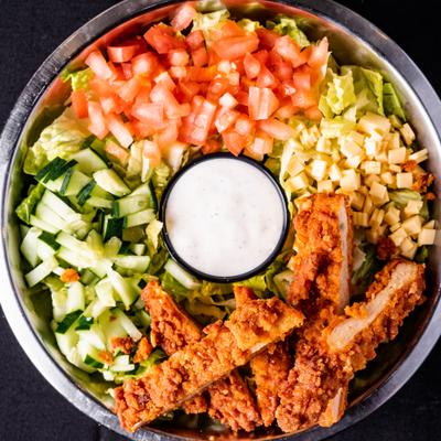 Crispy chicken salad