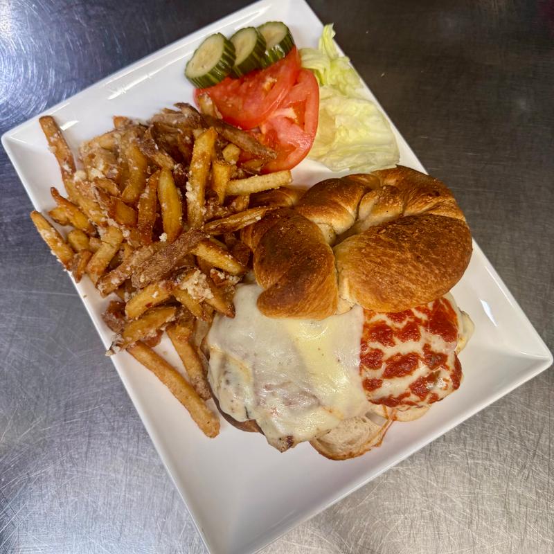 menu item 15 of 19, Garlic Knot Chicken Sandwich