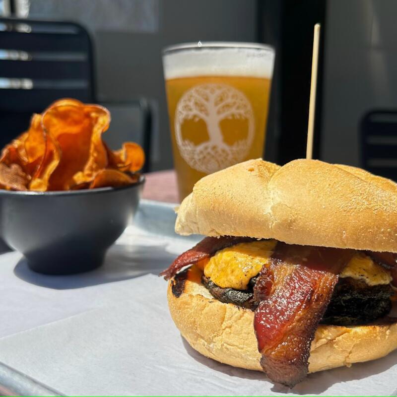 Pimento Cheese & Bacon Burger photo