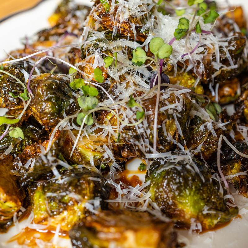 Crispy Brussels sprouts photo