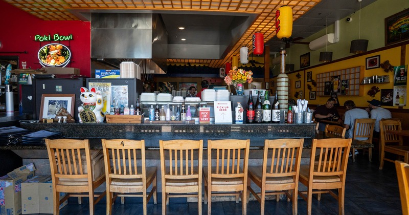 Interior bar seating