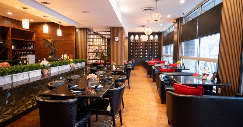 Interior, dining area