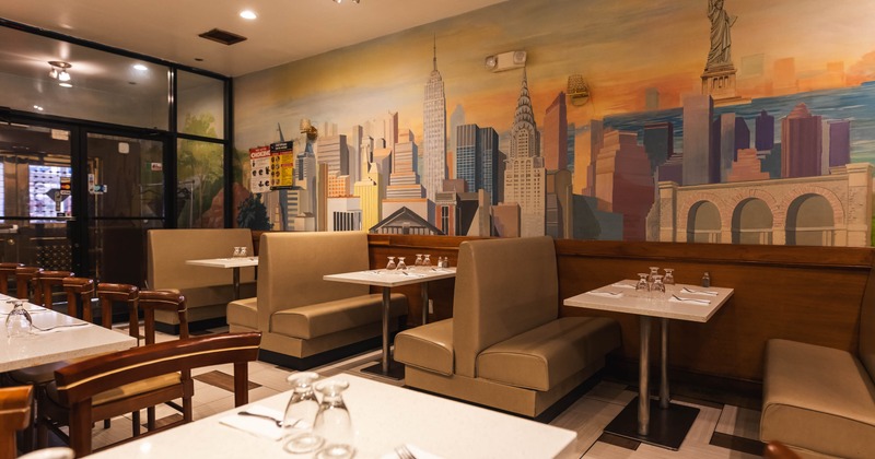 Interior, seating area waiting for the guests